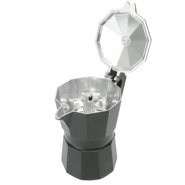 Moka Pot, Portátil De Calor Uniformemente Distribuido Estufa Moka Pot aleación De Aluminio Para Viajes