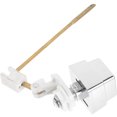 thumbnail image 1 of USHOBE Toilet Tank Lever 1Set Silver Metal with Single Handle Design for Better Flushing, 1 of 7