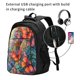 thumbnail image 2 of Balery Butterflies On Rocky Cliff Mochila con carga USB para hombre y mujer - Mochila impermeable y antirrobo para portátil con puerto USB para viajes, trabajo, estudios y universidad, 2 of 7