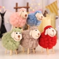 thumbnail image 3 of Wool Felt Sheep Soft Toy Plush Stuffed Animals Toys For Children Kids Room Decoration, 3 of 7
