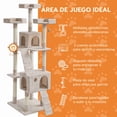 thumbnail image 2 of Torre Árbol Rascador Multinivel Poli Pets Rascador con Escalera, 2 of 6