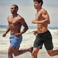 thumbnail image 3 of COOFANDY Men Bathing Suit Swimwear Square Leg Chubbies Sexy Elastic Board Short, 3 of 5