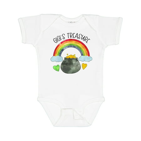

Inktastic Gigi s Treasure St. Patrick s Day Rainbow and Gold Gift Baby Boy or Baby Girl Bodysuit