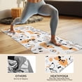 thumbnail image 4 of Cute Akita Dog Beagle Bulldog Rottweiler Dachshund Hot Yoga Mat Towel Non Slip for Hot Yoga - Quick-Drying Yoga Mat Cover with 4 Corner Pockets with Travel Bag - Hot Yoga Towel Non Slip 70"x26", 4 of 6