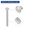 thumbnail image 4 of Uxcell 304 Stainless Steel Machine Screws 20 Pack M1.6x16mm Slotted Drive Pan Head Screw Bolts, 4 of 5