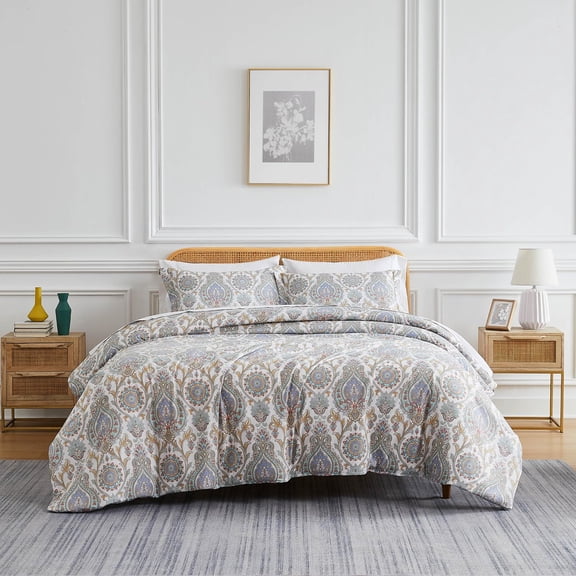 Boho Paisley Printed Duvet Cover Set by SouthShore Fine Linens