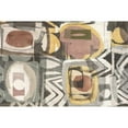 thumbnail image 3 of Wild Apple Portfolio 24x17 Black Modern Framed Museum Art Print Titled - Graphic Abstract III Sunbaked, 3 of 5