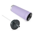 thumbnail image 4 of BUILT Torrent 24 oz Stainless Steel Insulated Tumbler Water Bottle with Straw and Lid, Lavender, 4 of 12