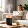 thumbnail image 5 of Zguuel 2-in-1 Himalayan Salt Lamp Humidifier, Ultrasonic Essential Oil Diffuser with 7-Color LED, Cool Mist Aromatherapy for Bedroom Home, 5 of 7