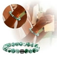 thumbnail image 2 of Natural Stone Bracelet for Reducing Anxiety and Cravings Adjustable Wristband for Unisex Casual Outdoor Activities, 2 of 6