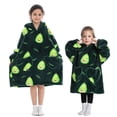 thumbnail image 1 of Sudaderas con capucha de lana de felpa para niños y niñas, suéteres gruesos, manta de TV para niños, Sudadera con capucha suave y cálida de Panda y Koala, Invierno, 1 of 4