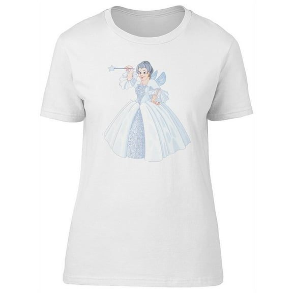 Fairy Godmother In A White Dress T-Shirt Women -Image by Shutterstock, Female Large
