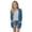 Dark Blue, variant on Otqutp Girl's Cardigan Casual Lightweight Solid Fashion Open Front Tops Loose Fit Long Sleeve Clothes Teen Oversized Sweaters