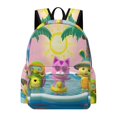 thumbnail image 1 of Wonderoos-theme Backpack, Campus style schoolbag Bookbag with Adjustable Shoulder Straps And Large Zip Compartment, Unisex Travel Bags.42x30x15cm, 1 of 6