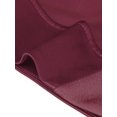 thumbnail image 5 of INSPIRE CHIC Satin Shrug for Women's Evening Dresses Mesh Formal Coverup Open Front Long Sleeve Cropped Bolero Halloween XS Burgundy, 5 of 6