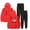 Red, variant on Mariah The Scientist Tour Men/Women Fall Suit Hoodies Sportswear Hooded Ankle Banded Pant Two Piece Set