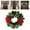 Green, variant on Christmas Wreath Decorations - 24" Christmas Wreaths for Front Door with Lights, Pre-lit Artificial Winter Wreath with Red Berries Pine Needles for Indoor Outdoor Window Wall Decorations
