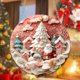 thumbnail image 1 of Fiudx Liquidación de ofertas flash Colgantes de disco acrílico de muñeco de nieve navideño Colgantes de árbol de Navidad Colgantes de decoración de pared, 1 of 4