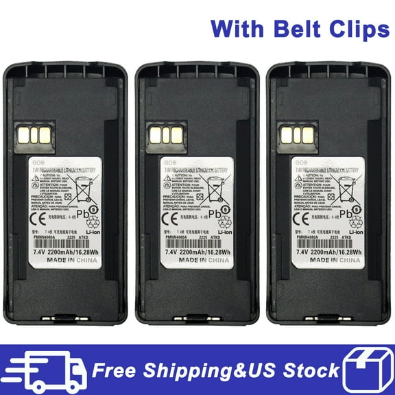 PMNN4080 PMNN4081 PMNN4082 PMNN4476 PMNN4476A Battery Replaces For Motorola Radio 3PCS