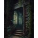 thumbnail image 1 of Impresiones de póster de arte de la Academia oscura para galería, decoración de sala de estar, Cráneo gótico, Casa Encantada, fantasma, novia, pintura en lienzo, arte de pared, 1 of 4