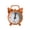 C004- Orange, variant on Cute Alarm Clock, Alarm Clock for Bedroom, 1.6 in Twin Bell, Battery Alarm Clock, Pink Casing, Tabletop Placement, 1 Pc, Indoor Time Display