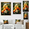 thumbnail image 4 of Designart "Bouquet with a Tangerine Tango I" Farmhouse Floater Framed Canvas Art Print, 4 of 7