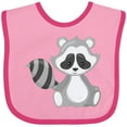 thumbnail image 3 of Inktastic Cute Woodland Animal Raccoon Boys or Girls Baby Bib, 3 of 4
