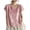 Pink Top, variant on Embroidered Blouse for Women Short Sleeve Dressy Casual Blouses Teacher Loose Tunics Trendy Summer Purple Top M