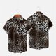 thumbnail image 3 of Camisas hawaianas de verano para hombre, camisetas Y2K con estampado de leopardo, camisetas de manga corta Harajuku para fiestas, blusas informales con solapa de gran tamaño, 3 of 5