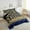 Gold Blue, variant on Red Cheetah Print Comforter&nbsp;Set Gold Sequin Print Twin Bedding Sets,Wild Animal Hide Leopard Bed Set Animals Quilt Set,Big Cat Spot Western Decor