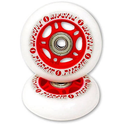 Replacement 76mm 89a inline wheels Ripstik Caster & Waveboards WHITE W/BEARINGS! 