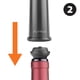 thumbnail image 4 of Bomba para Botella de Vino Final Touch con 2 Tapones Negra, 4 of 7