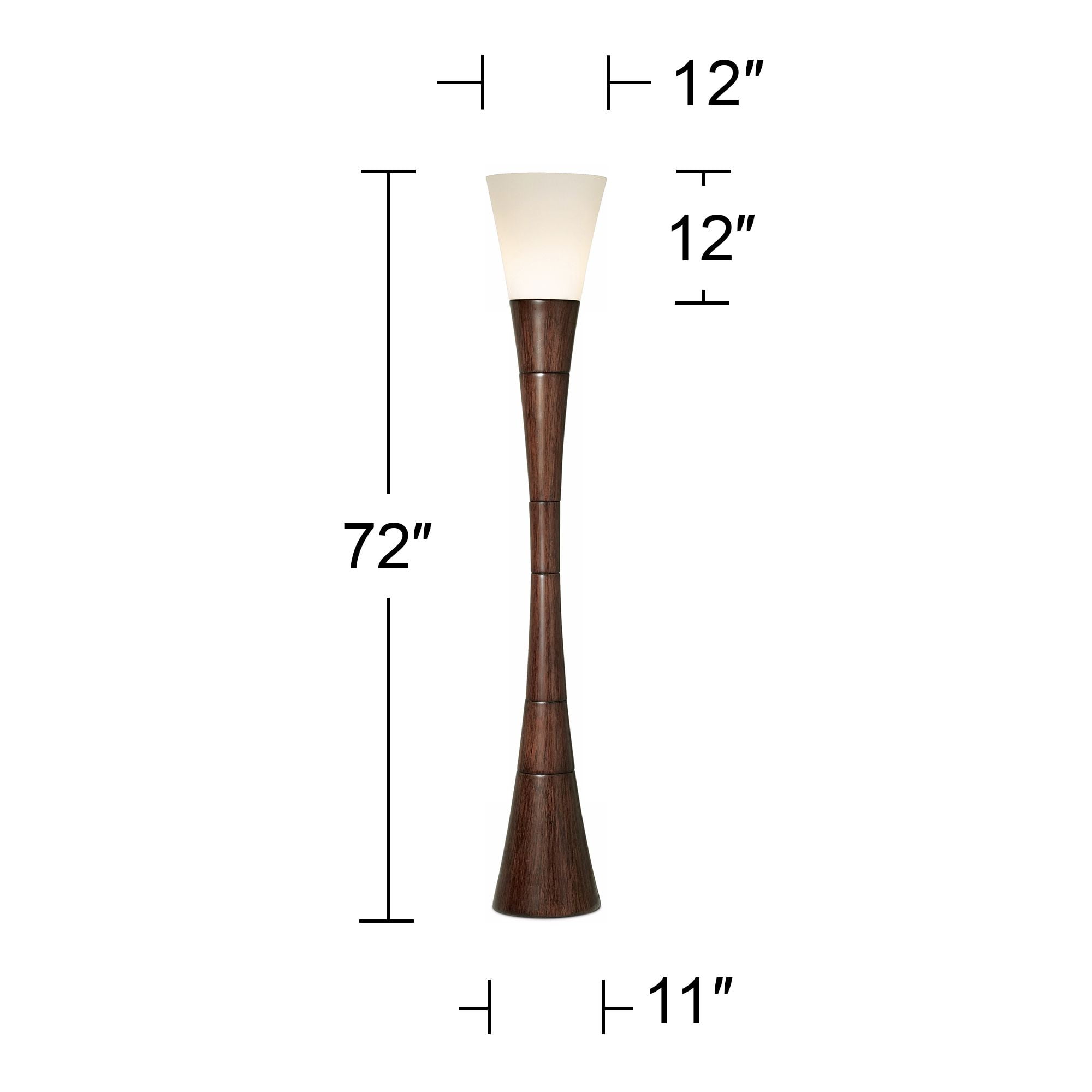 possini euro design urban coffee torchiere floor lamp