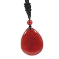 thumbnail image 4 of lionlar Pendentif Pierre Collier Bijoux Faits à la Main Accessoires Femmes Hommes Réglable Rouge, 4 of 8