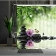 thumbnail image 4 of Spa r Shower Curtain Asian Zen Massage St with Herbal Oil and Scent Candles Fabric Bathroom r Multiple Size With Hook, 4 of 6