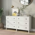 thumbnail image 3 of Furniture of America Gabriel 6-Drawer Adult Double Dresser, White, 3 of 11