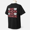 thumbnail image 5 of Know God Know Peace Graphic T-Shirt, Unisex Classic Fit Cotton Tee, 5 of 9
