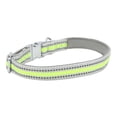 thumbnail image 2 of Dog Collar Can Be Engraved Adjustable Soft Puppy Collar for Small Medium Large DogsFluorescent Green XS, 2 of 14