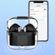 thumbnail image 3 of Auriculares inalámbricos Bluetooth 5.3 | Estuche transparente | Micrófono con cancelación de ruido | Audio estéreo de alta fidelidad | IPX4 a prueba de sudor | Batería de 24 horas | Auriculares para, 3 of 9