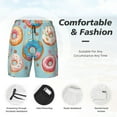 thumbnail image 3 of Rocae Colorful Donut for Men's Swim Trunks Quick Dry With Two Side Pockets and One Lined Patch PocketSmall, 3 of 9