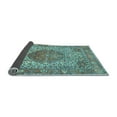 thumbnail image 2 of Ahgly Company Indoor Rectangle Medallion Light Blue Traditional Area Rugs, 3' x 5', 2 of 4