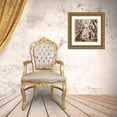 thumbnail image 3 of Unknown  26x26 Gold Ornate Wood Framed with Double Matting Museum Art Print Titled - Sepia Delft Tiles II, 3 of 4
