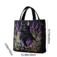 thumbnail image 3 of Large Printed Canvas Tote Bag for Women - Multicolor Shoulder Handbag, Heavy Duty Canvas Tote for Work Beach Travel Shopping, 3 of 6
