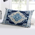 thumbnail image 5 of Vintage Ethnic Throw Pillow Covers, Boho Tribes Modern Blue Middle Century Soft Breathable Pillow Cases with Invisible Zipper for Sleeping, Body Pillowcases for Couch Bed Sofa Chair 24x36 Inches, 5 of 6