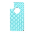 thumbnail image 3 of DistinctInk Custom SKIN / DECAL compatible with OtterBox Commuter for iPhone X / XS (5.8" Screen) - Baby Blue White Damask Pattern - Floral Damask Pattern, 3 of 5