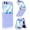 Purple, variant on KOMI Designed for Galaxy Z Flip 5 Case with Hinge Protection,Samsung Flip 5 Heavy Duty Shockproof Full Body Protective Phone Case Cover for Z Flip 5 5G(2023)-Purple