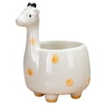 thumbnail image 1 of MasteelfCA Giraffe Flower Pot Ceramic Giraffe Planter Decorative Small Flowerpot Adorable Plant Flower Container, 1 of 8