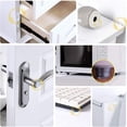 thumbnail image 6 of 128 Pcs Cabinet Door Bumpers, 1/2" Diameter Self Adhesive Clear Cupboard Door Drawer Bumpers for Kitchen Cabinets Cutting Boards Picture Frames, 6 of 7