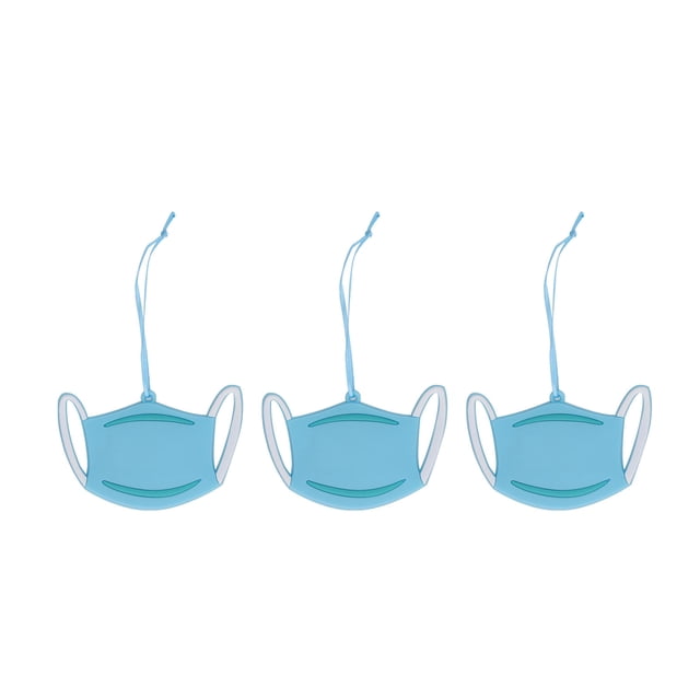 Adornos para árboles de Navidad Ticfox Colgante de PVC Máscara X2167