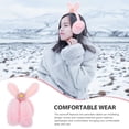 thumbnail image 4 of Miangastore 1Pcs Cache-Oreilles Mignon Rose Peluche Chaud Protège-Oreilles pour Filles Activités Extérieures, 4 of 8